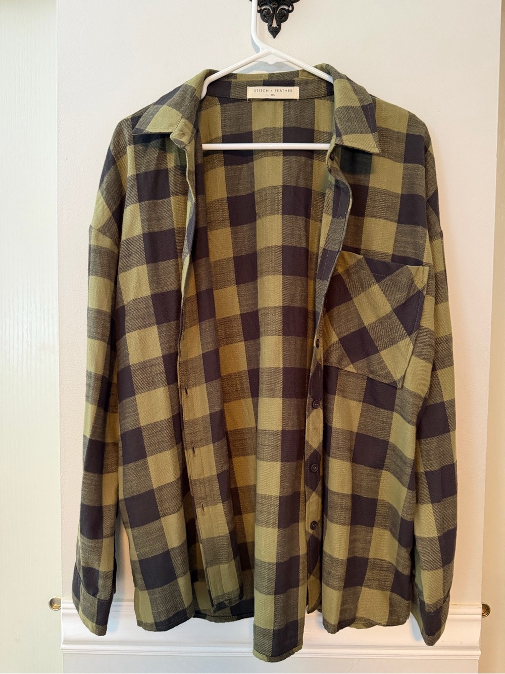 Olive Plaid Lightweight Shirt